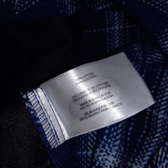 Woolrich Blanket Shirt Jacket Size L Blue Plaid Flannel Cotton Shacket Pockets - Picture 9 of 16